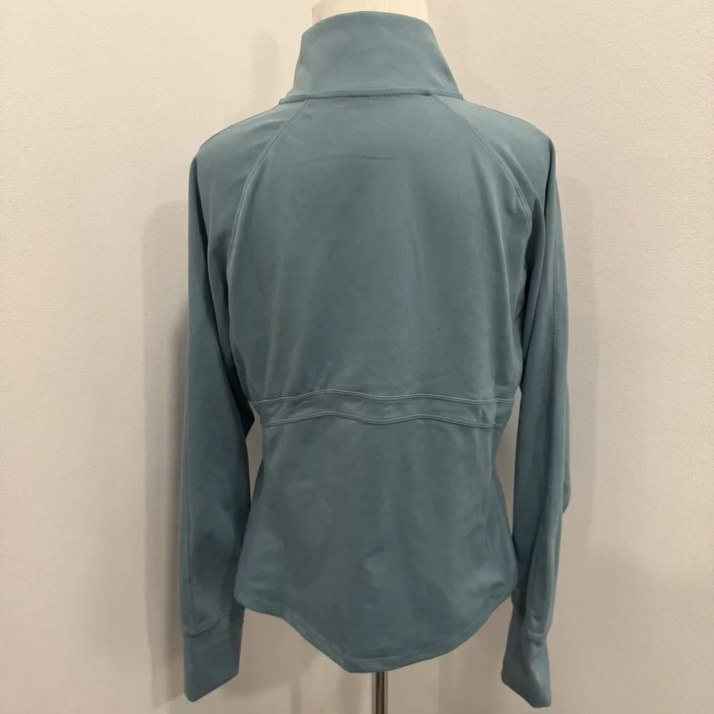 Jockey‎ Women's Tulip Hem Yoga Jacket, Arctic, Size M